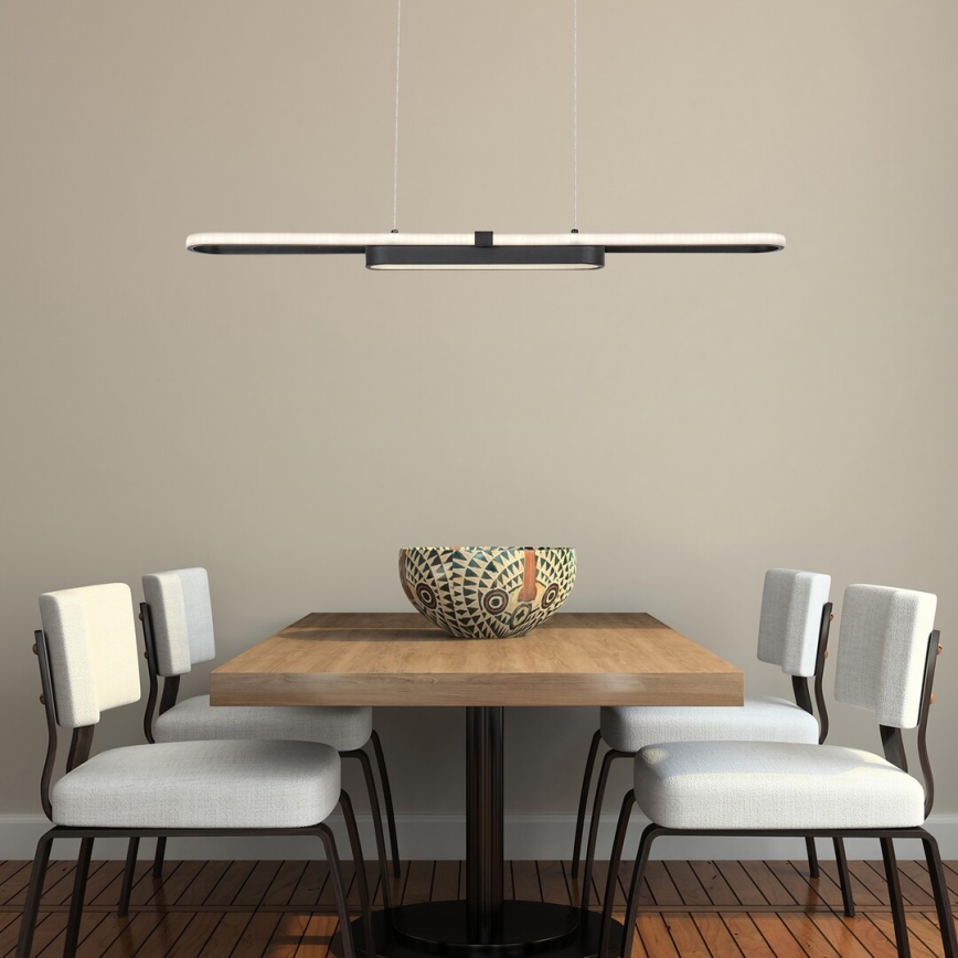 Rabalux - LED Żyrandol na lince LED/48W/230V 4000K czarne