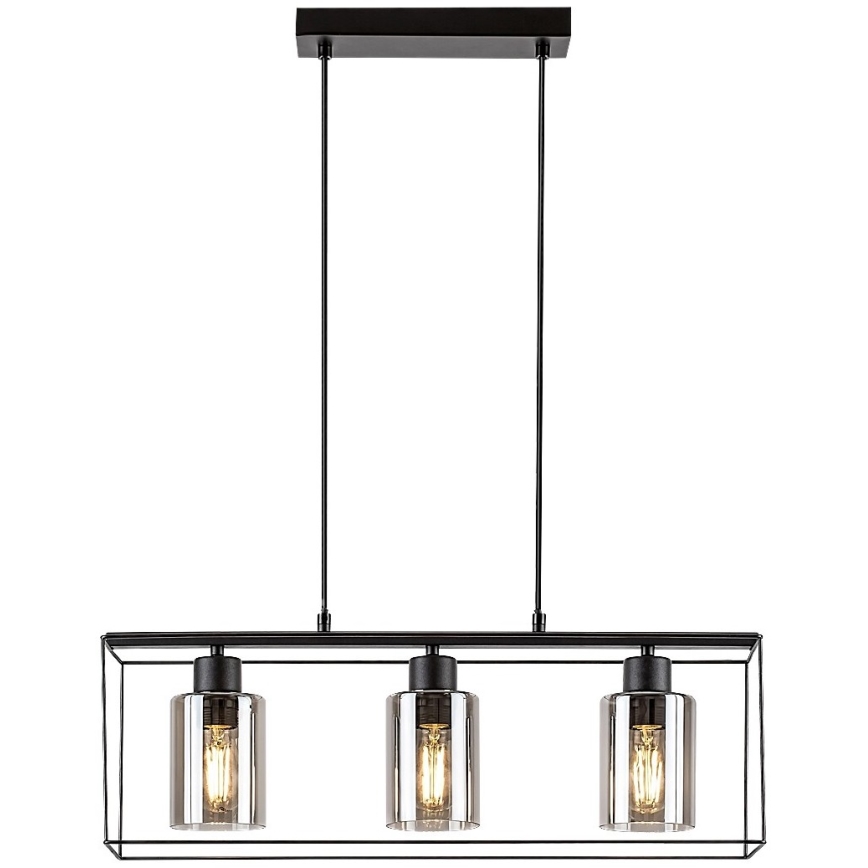 Rabalux - Lampa wisząca na linkę 3xE27/25W/230V