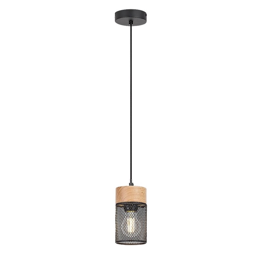Rabalux - Lampa wisząca na linkę 1xE27/25W/230V buk