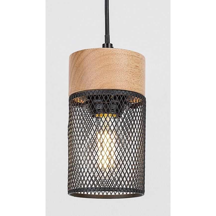 Rabalux - Lampa wisząca na linkę 1xE27/25W/230V buk