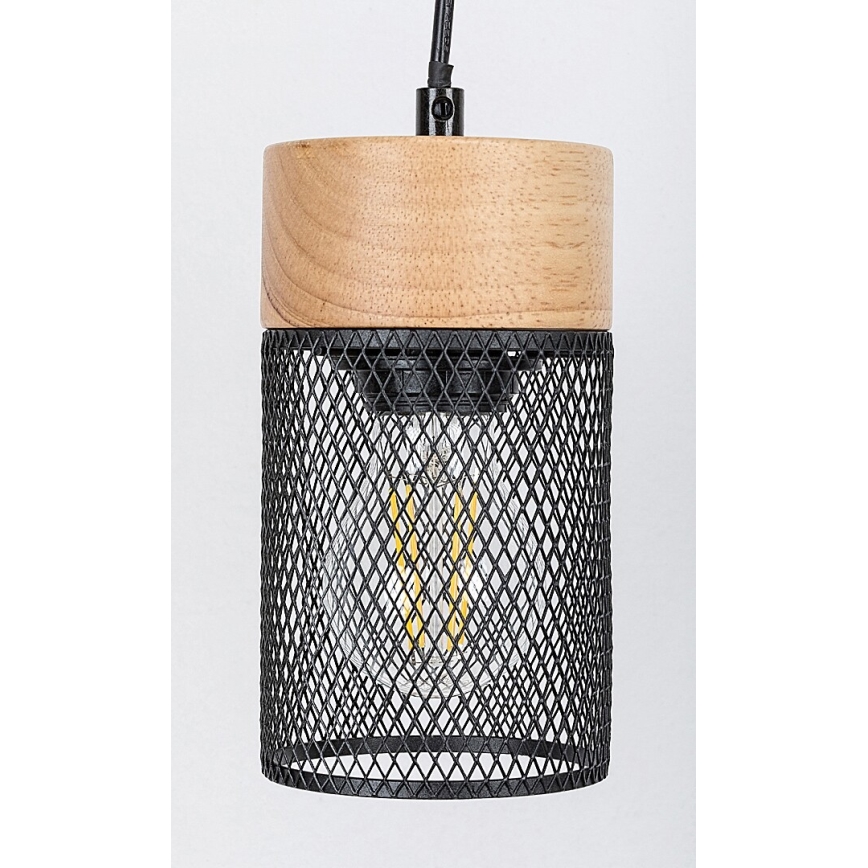 Rabalux - Lampa wisząca na linkach 3xE27/25W/230V buk