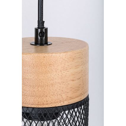 Rabalux - Lampa wisząca na linkach 3xE27/25W/230V buk