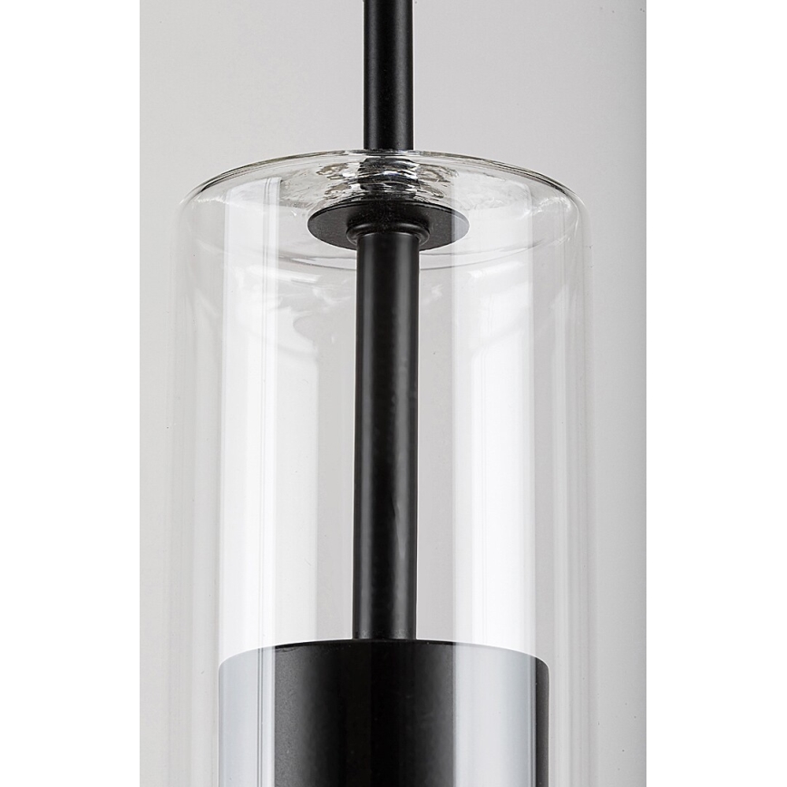 Rabalux - Żyrandol na lince 1xGU10/50W/230V przezroczysty/czarny