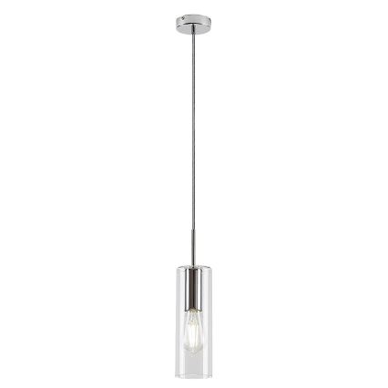 Rabalux - Żyrandol na lince 1xE27/40W/230V przezroczysty/chrom błyszczący