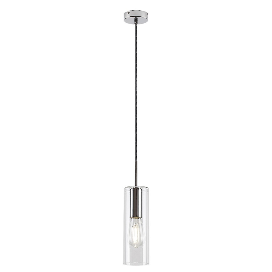 Rabalux - Żyrandol na lince 1xE27/40W/230V przezroczysty/chrom błyszczący