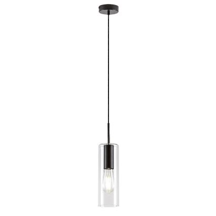 Rabalux - Żyrandol na lince 1xE27/40W/230V przezroczysty/czarne