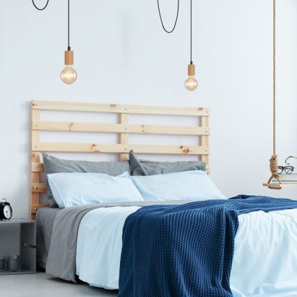 Rabalux - Lampa wisząca na linkę 1xE27/60W/230V buk