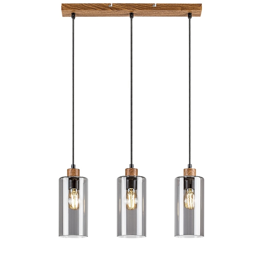 Rabalux - Lampa wisząca na linkę 3xE27/25W/230V