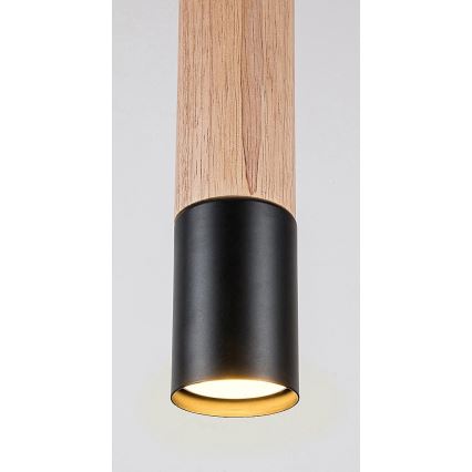 Rabalux - Lampa wisząca na linkę 1xGU10/50W/230V buk