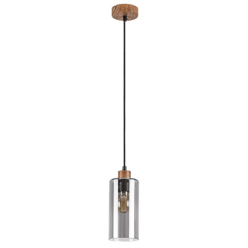 Rabalux - Żyrandol na lince 1xE27/25W/230V dąb