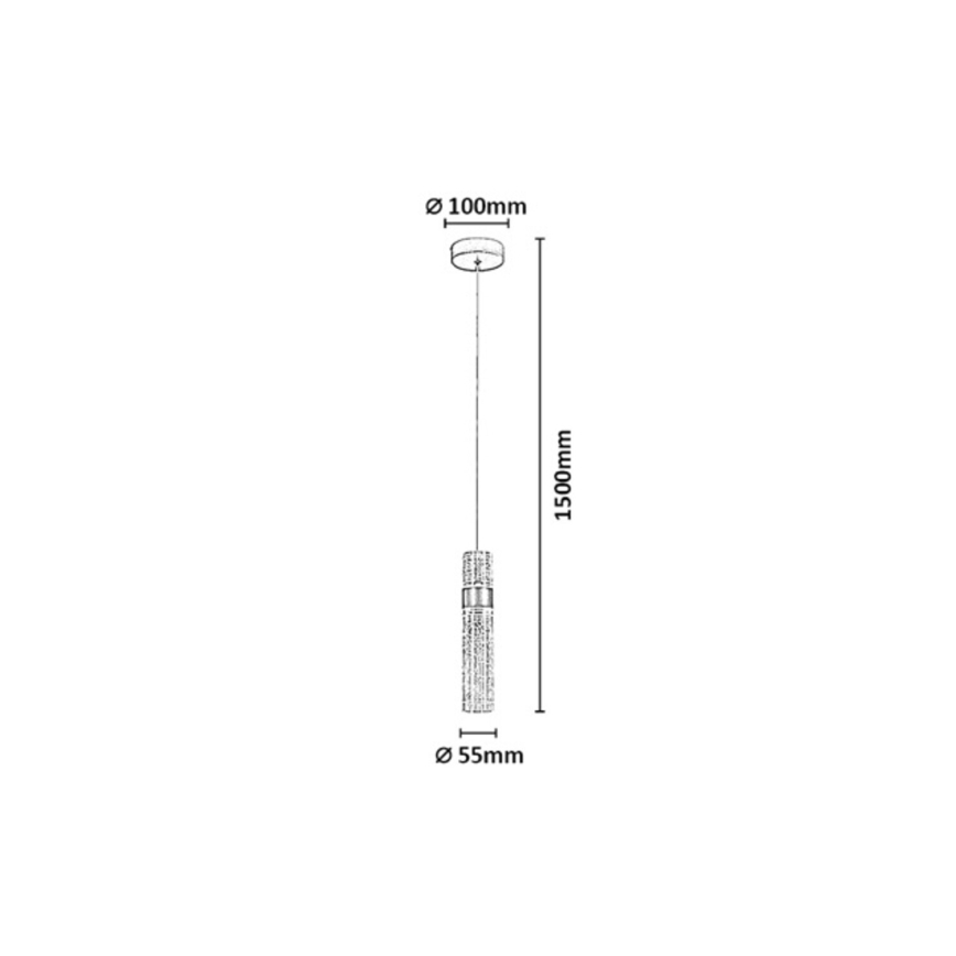 Rabalux - LED Żyrandol na lince LED/8W/230V 3000K