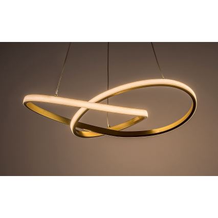Rabalux - LED Żyrandol na lince LED/36W/230V 3000K złoty