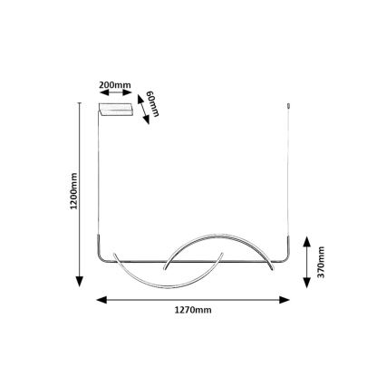 Rabalux - LED Żyrandol na lince LED/35W/230V