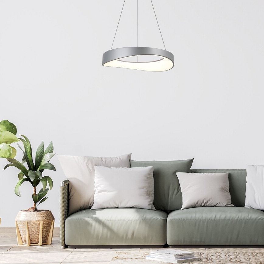 Rabalux - LED Żyrandol na lince LED/56W/230V 3000K srebrny