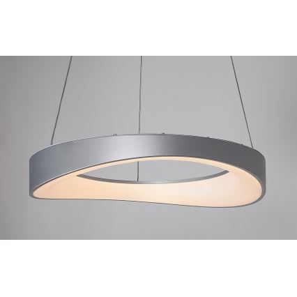 Rabalux - LED Żyrandol na lince LED/56W/230V 3000K srebrny