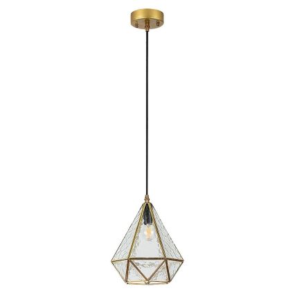 Rabalux - Tiffany witrażowy żyrandol na lince 1xE14/40W/230V złoty
