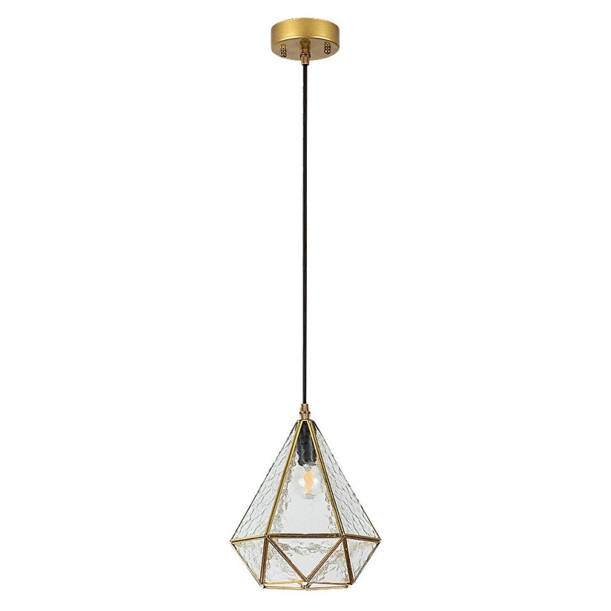 Rabalux - Tiffany witrażowy żyrandol na lince 1xE14/40W/230V złoty