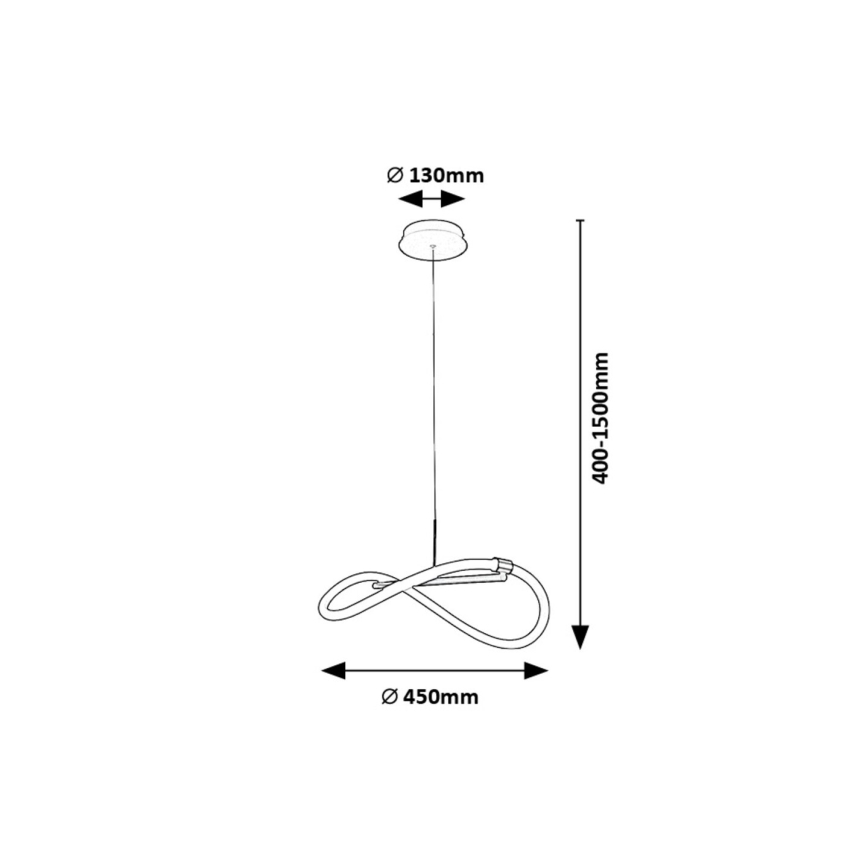 Rabalux - LED Żyrandol na lince LED/15W/230V 4000K