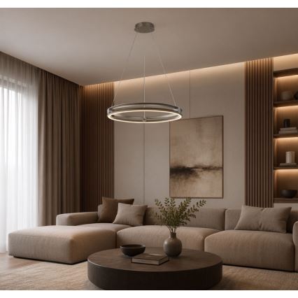 Rabalux - LED Ściemnialna lampa wisząca na lince LED/60W/230V 3000-6500K szary + zdalne sterowanie
