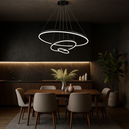 Rabalux - ściemnialny żyrandol LED na linku LED/100W/230V 3000-6500K + zdalne sterowanie