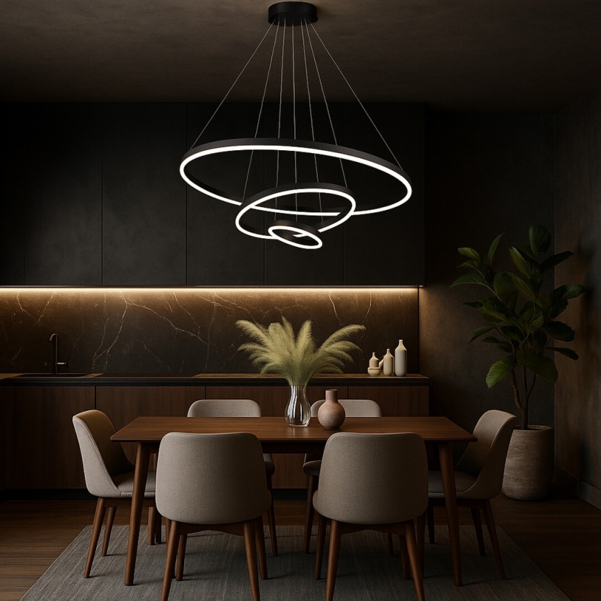 Rabalux - ściemnialny żyrandol LED na linku LED/100W/230V 3000-6500K + zdalne sterowanie