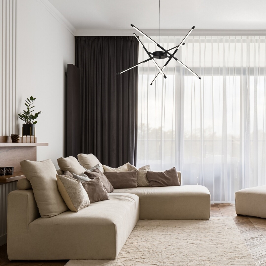 Rabalux - LED Żyrandol na lince LED/40W/230V 3000K czarny