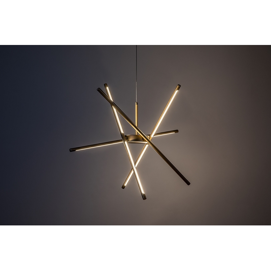 Rabalux - LED Żyrandol na lince LED/40W/230V 3000K złoty
