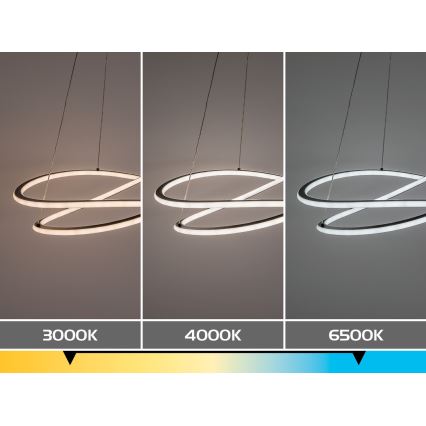 Rabalux - LED Ściemnialna lampa wisząca na lince LED/75W/230V 3000-6500K + zdalne sterowanie