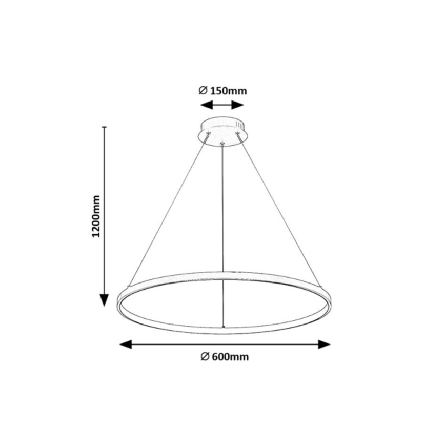 Rabalux - Lampa wisząca na lince LED/55W/230V 3000K