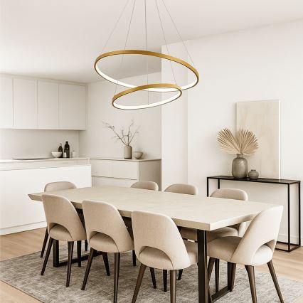 Rabalux - Ściemnialny żyrandol LED na lince LED/75W/230V 3000-6500K + pilot zdalnego sterowania