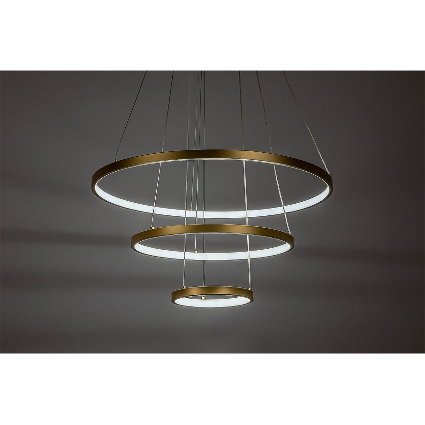 Rabalux - Ściemnialny żyrandol LED na przewodzie LED/90W/230V 3000-6500K + pilot zdalnego sterowania