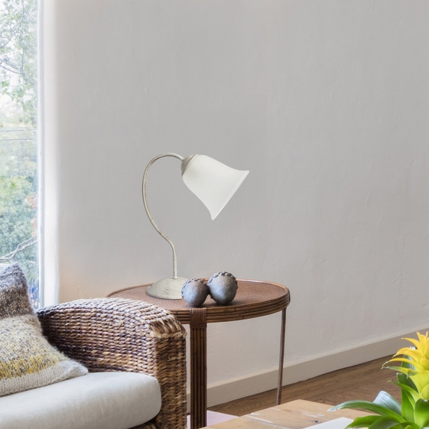 Rabalux - Lampa stołowa 1xE27/40W/230V biały