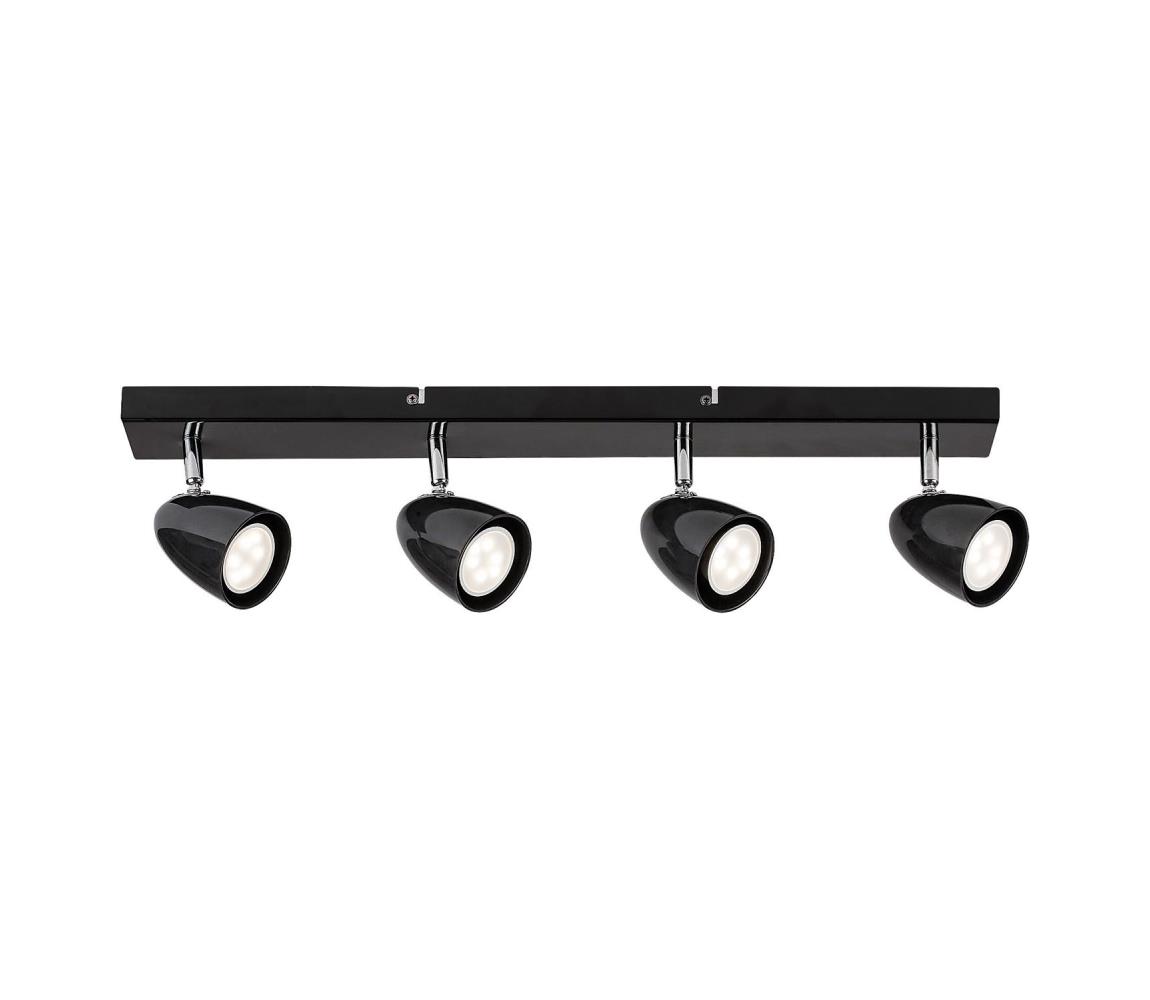 Rabalux 73021 - Oświetlenie punktowe PERICO 4xGU10/5W/230V czarne