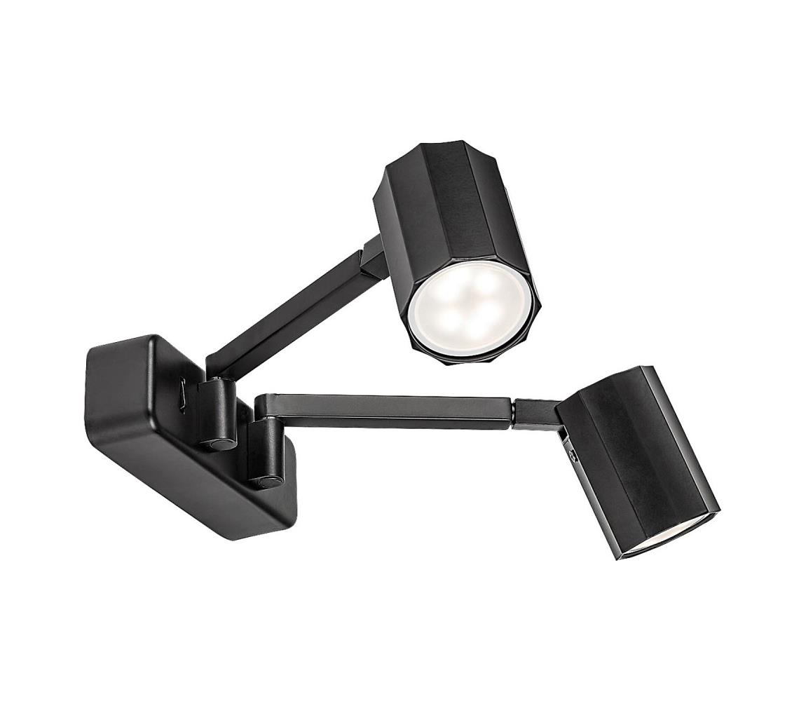 Rabalux 73028 - Kinkiet punktowy KARTER 2xGU10/5W/230V