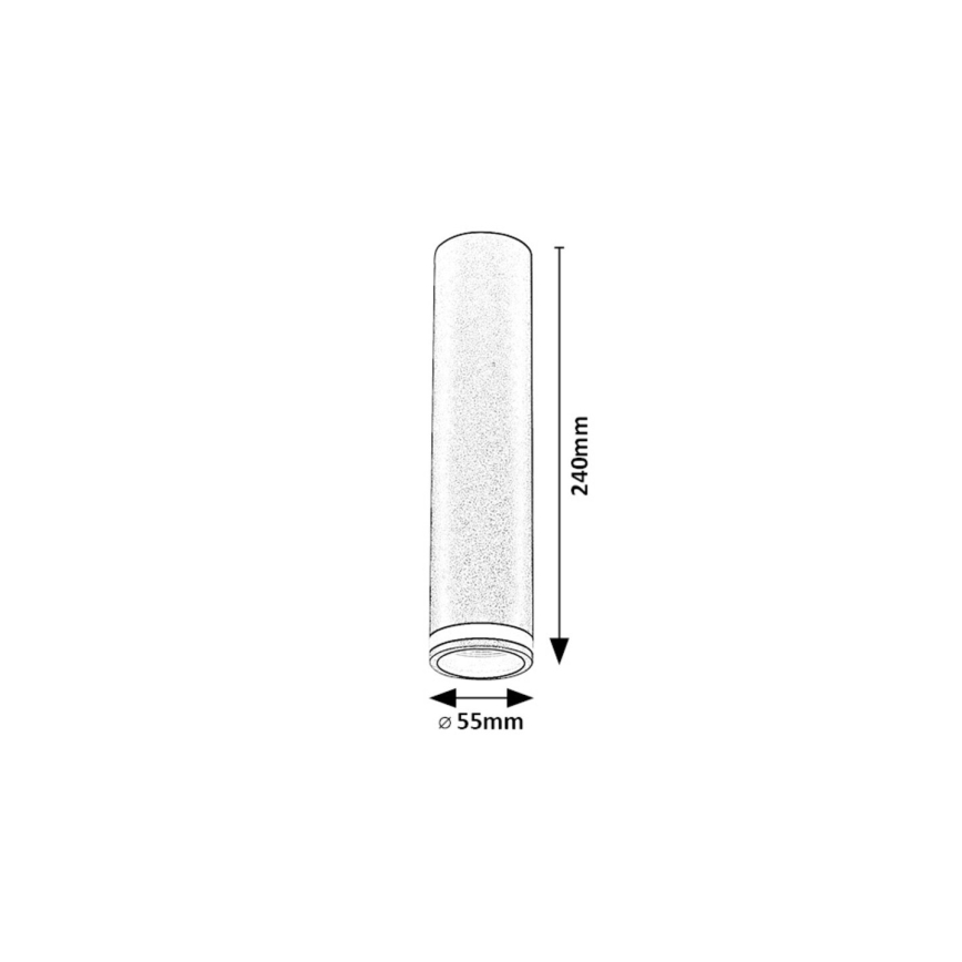 Rabalux - Oświetlenie punktowe 1xGU10/35W/230V 24 cm