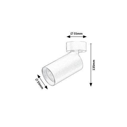 Rabalux - Oprawa punktowa 1xGU10/7W/230V biała