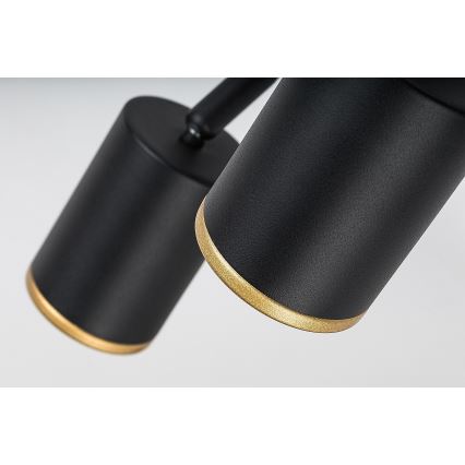 Rabalux - Oprawa punktowa 2xGU10/15W/230V czarna