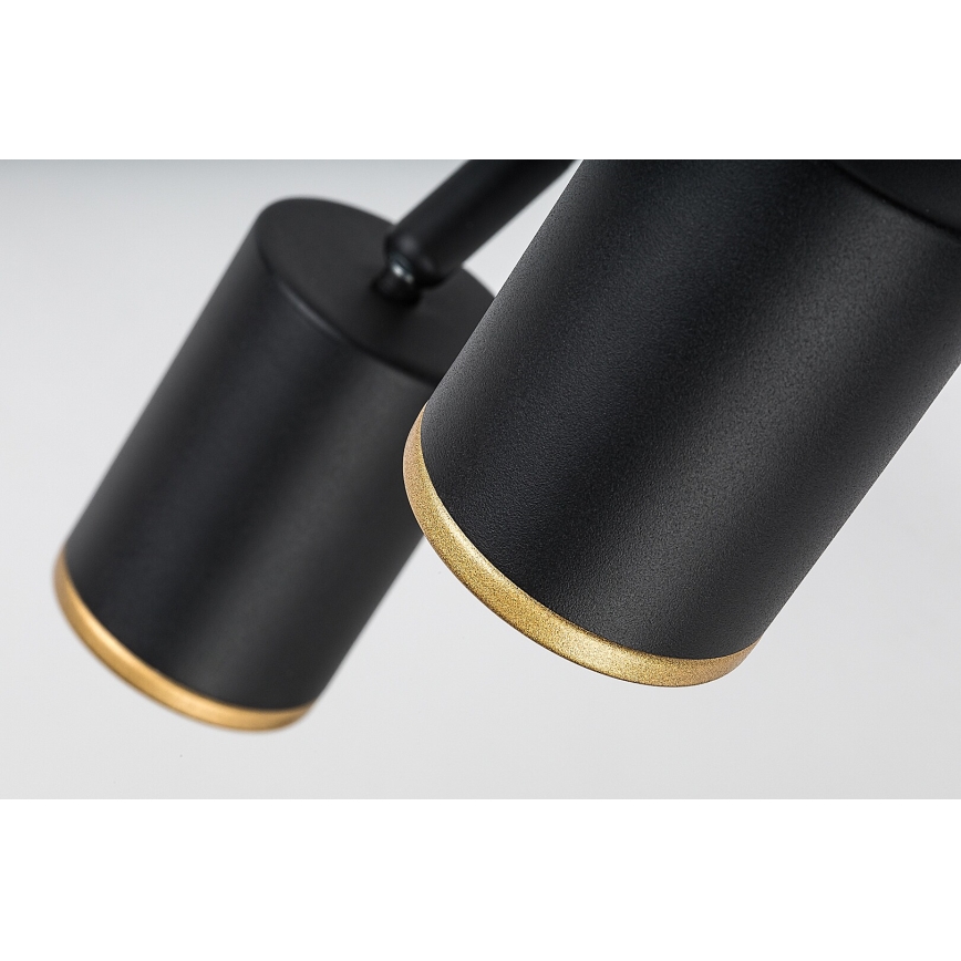 Rabalux - Oprawa punktowa 2xGU10/15W/230V czarna