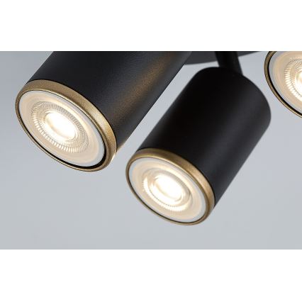 Rabalux - Oprawa punktowa 3xGU10/15W/230V czarna