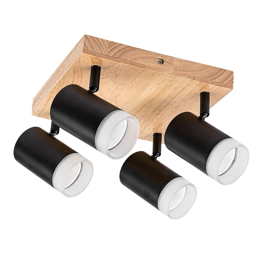 Rabalux - Lampa sufitowa punktowa 4xGU10/5W/230V dąb