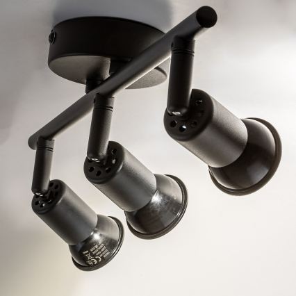 Rabalux - Lampa punktowa 3xGU10/25W/230V czarna