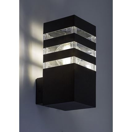 Rabalux - Zewnętrzna lampa ścienna 1xE27/12W/230V IP44