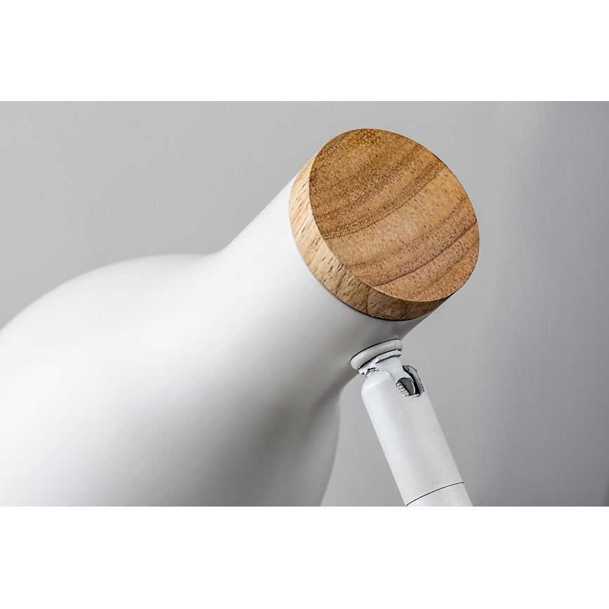 Rabalux - Ściemnialna dotykowa lampa stołowa z ładowaniem bezprzewodowym 1xE14/25W/230V kauczukowiec