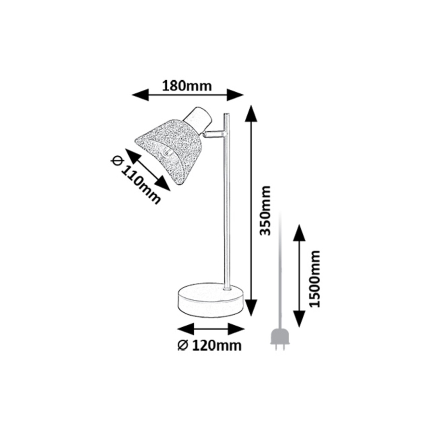 Rabalux - Lampa stołowa 1xE14/10W/230V