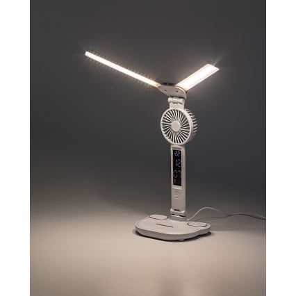 Rabalux - ściemnialna lampa stołowa LED z wentylatorem LED/7W/5V 3000/4000/6500K
