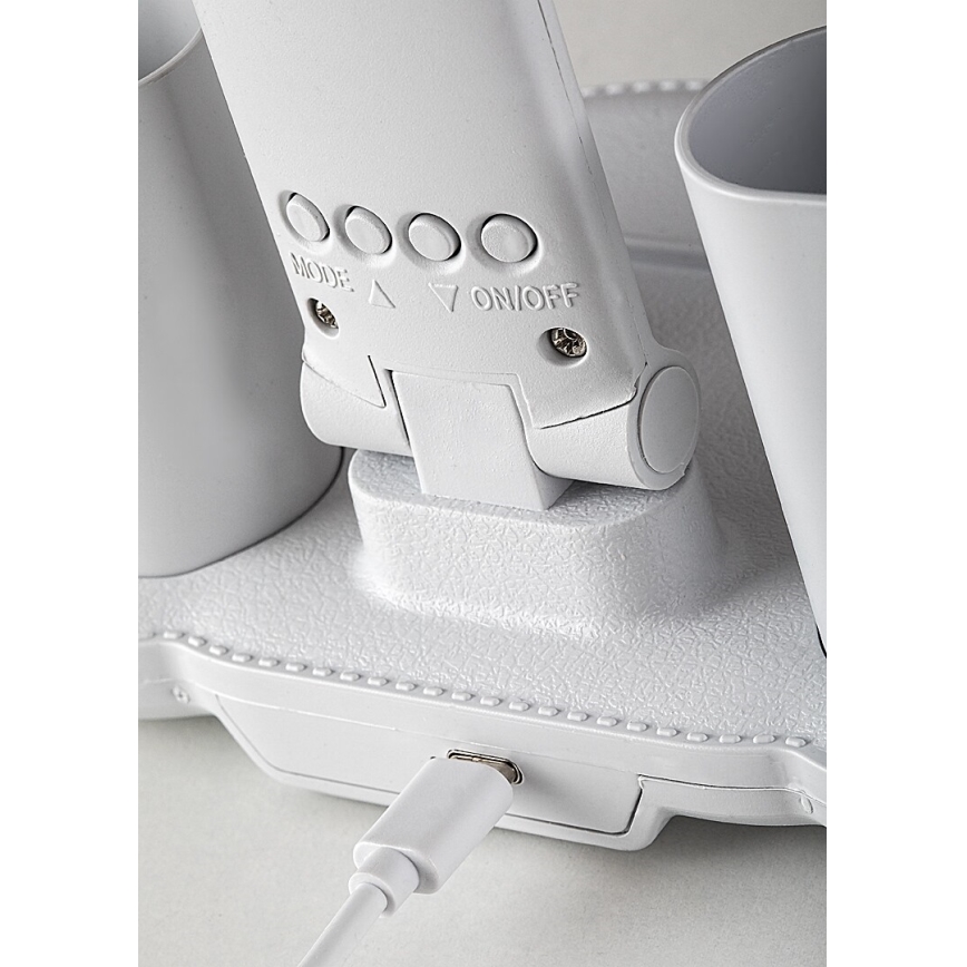 Rabalux - ściemnialna lampa stołowa LED z wentylatorem LED/7W/5V 3000/4000/6500K