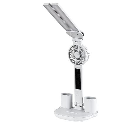 Rabalux - ściemnialna lampa stołowa LED z wentylatorem LED/7W/5V 3000/4000/6500K