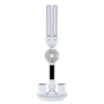 Rabalux - ściemniana lampka biurkowa LED z wentylatorem i wyświetlaczem LED/7W/5V 3000/4000/6500K