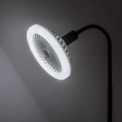 Rabalux - LED ściemnialna lampa stojąca z wentylatorem 1xE27/16W/230V 3000-6500K
