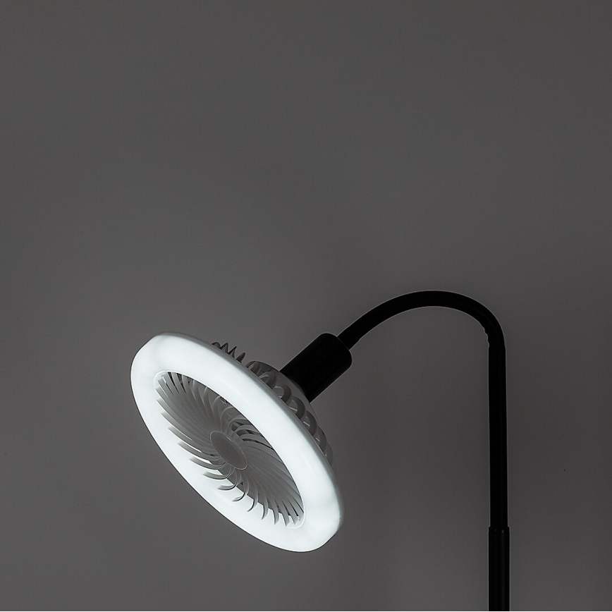 Rabalux - LED ściemnialna lampa stojąca z wentylatorem, śr. 30 cm, 1xE27/16W/230V, 3000-6500K + pilot zdalnego sterowania